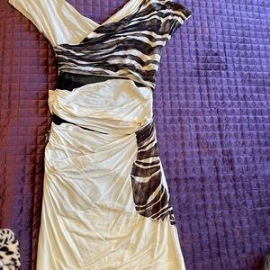 Just Cavalli white and black dress.